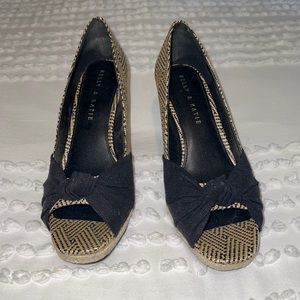 Kelly and Katie like new shoes.